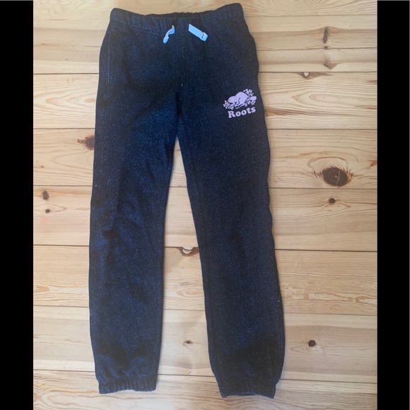 Girls roots black pepper sweat pants - Picture 1 of 3